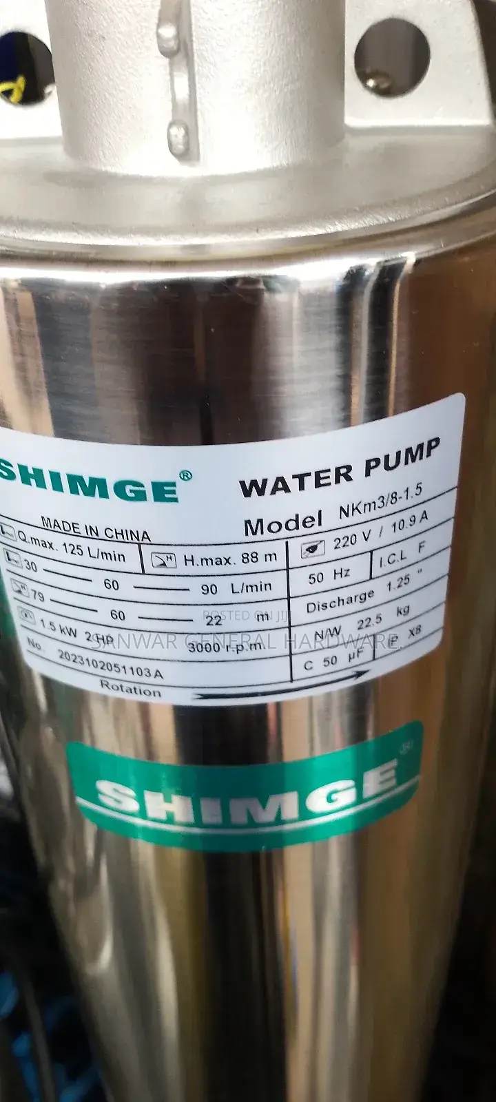 88m-Submersible Water Pumps(Shimge)