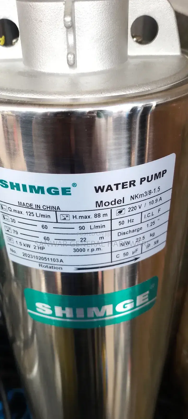 88m-Submersible Water Pumps(Shimge)