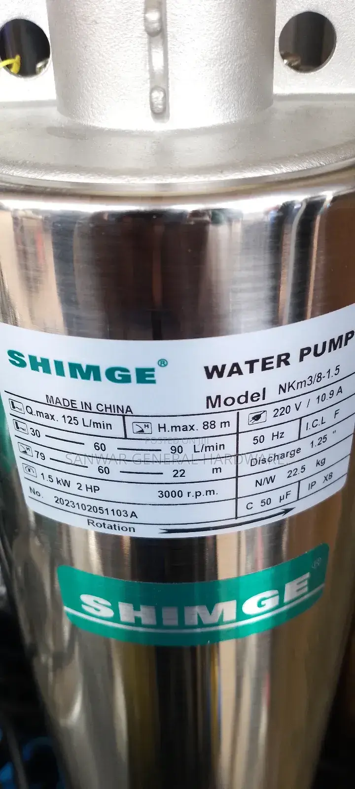 88m-Submersible Water Pumps(Shimge)