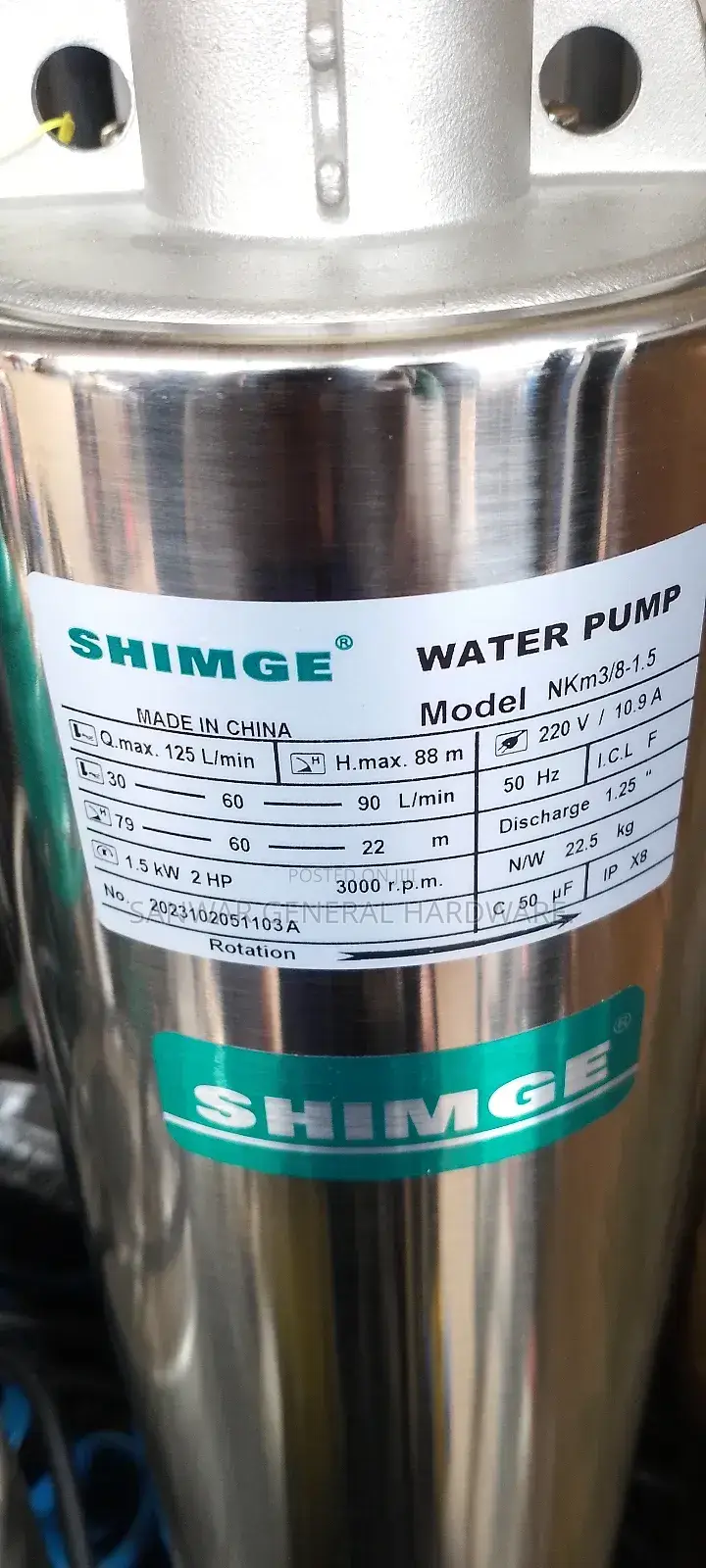 88m-Submersible Water Pumps(Shimge)