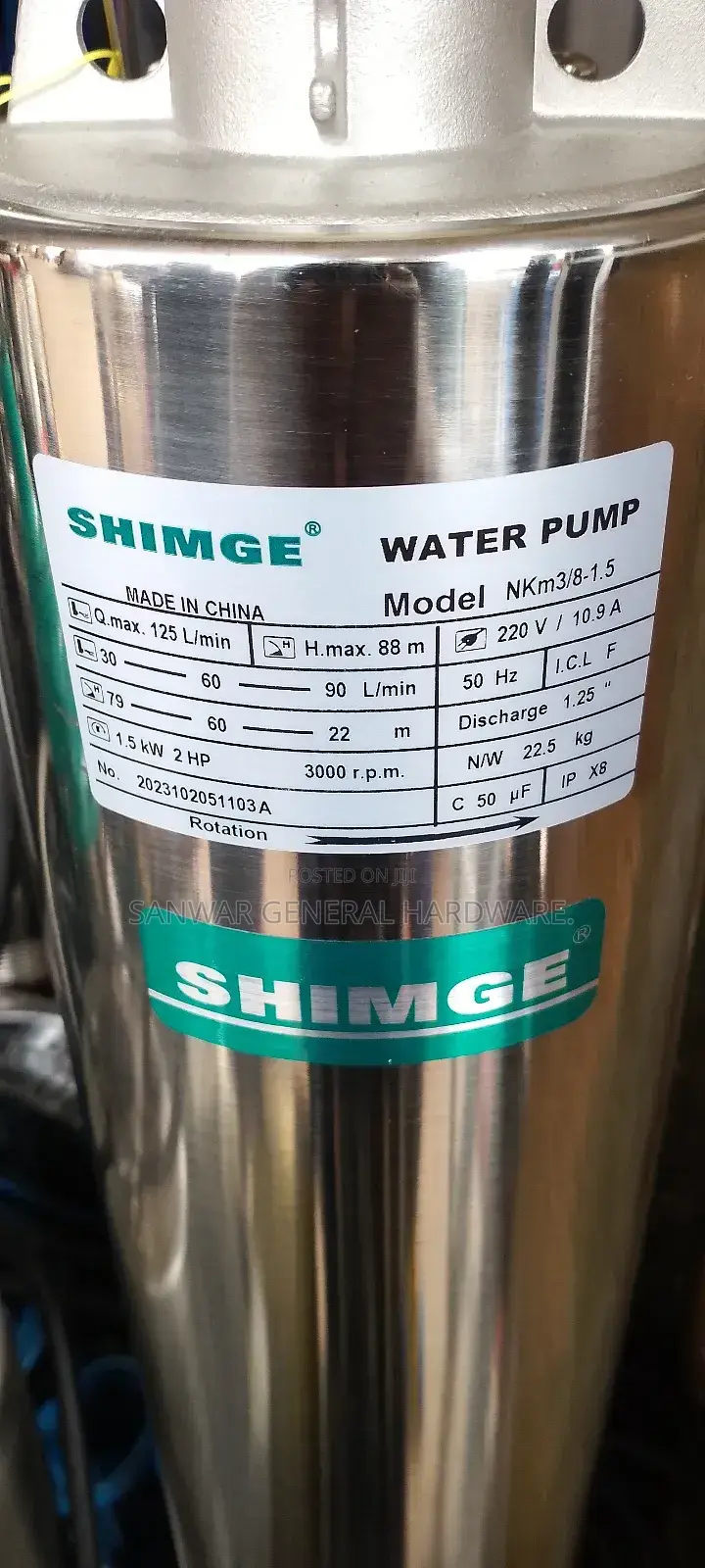 88m-Submersible Water Pumps(Shimge)