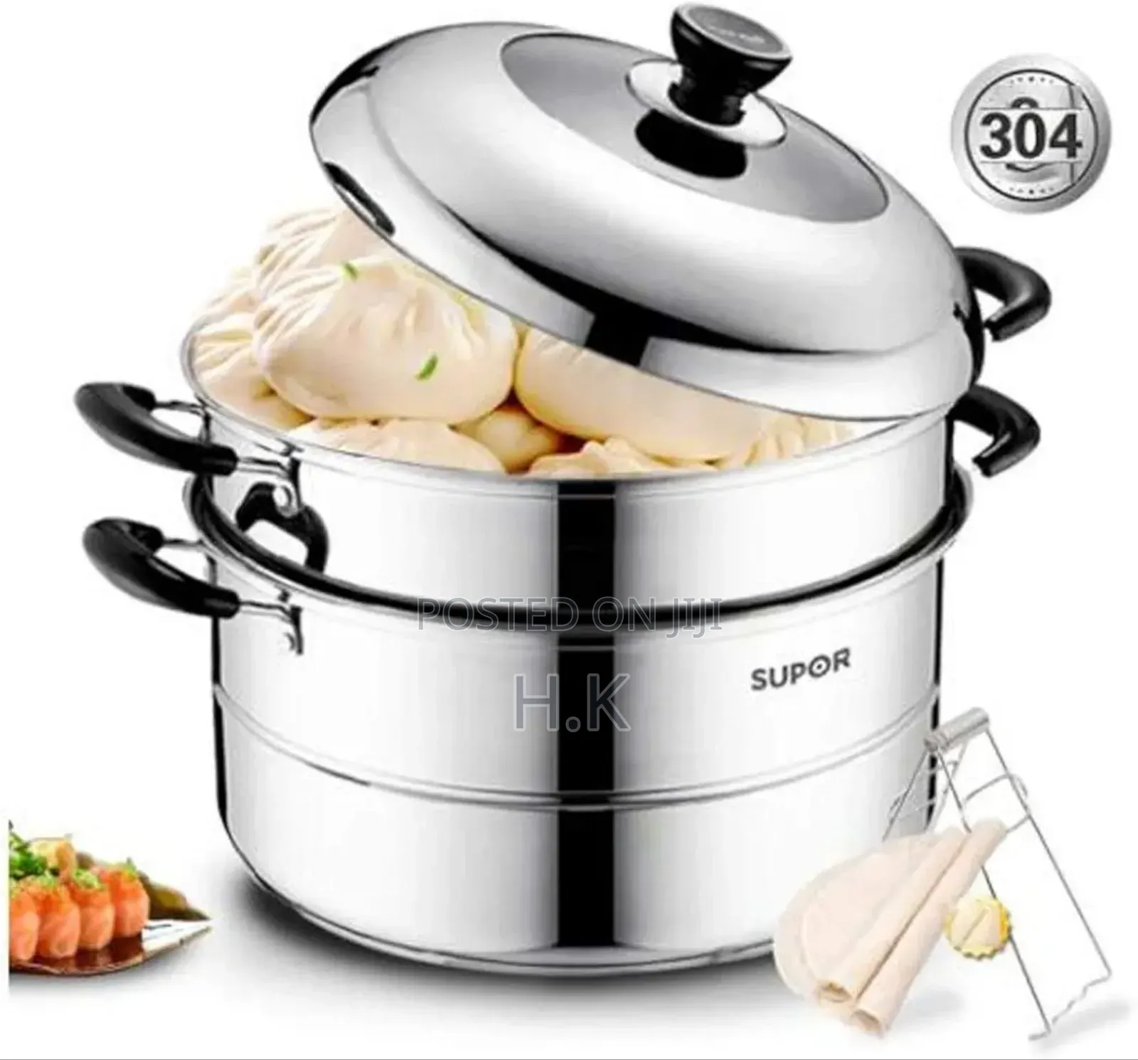 30cm Stainless Steel Multi-Purpose Steamer