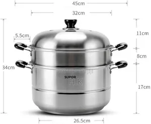 30cm Stainless Steel Multi-Purpose Steamer