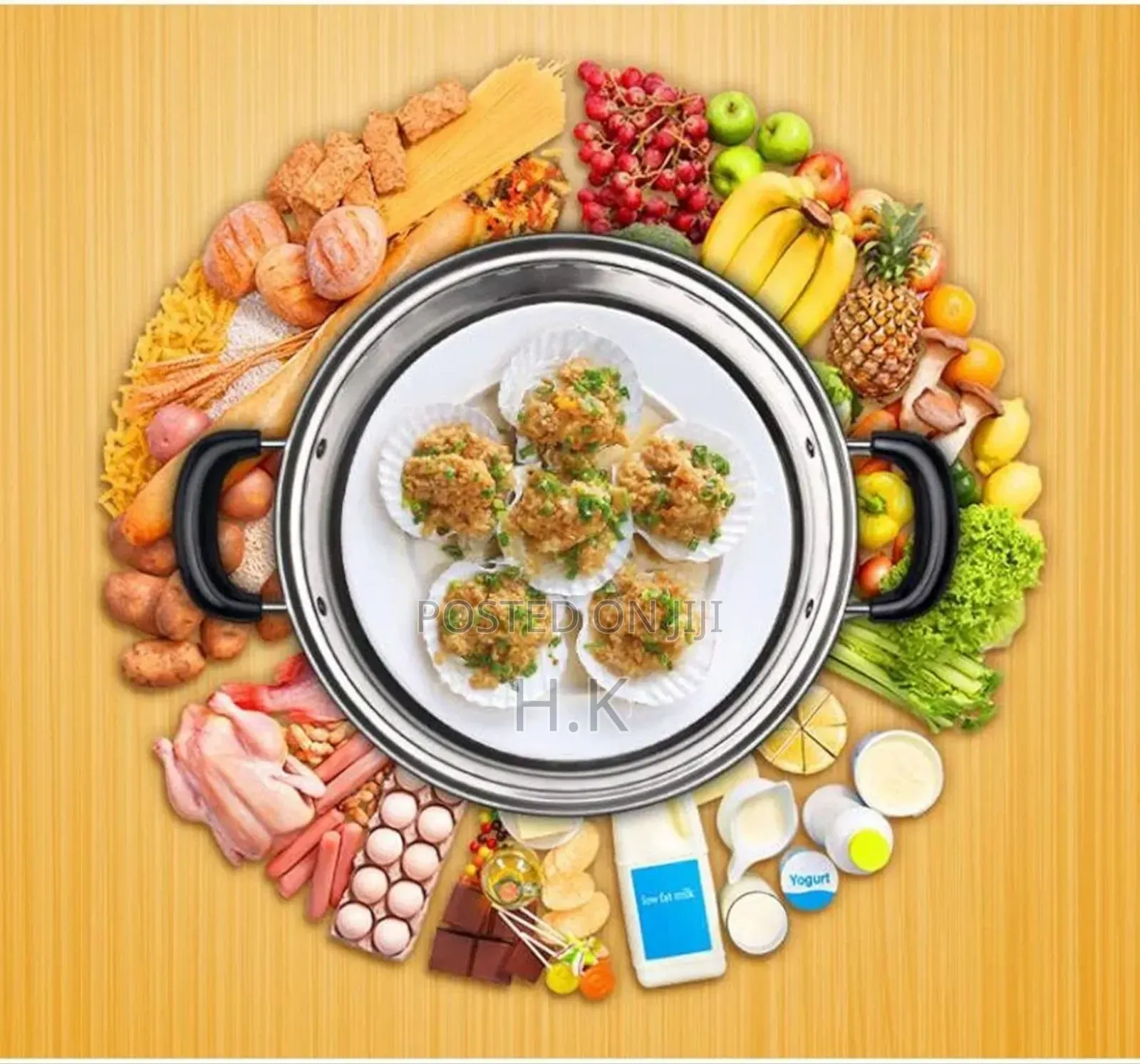 30cm Stainless Steel Multi-Purpose Steamer
