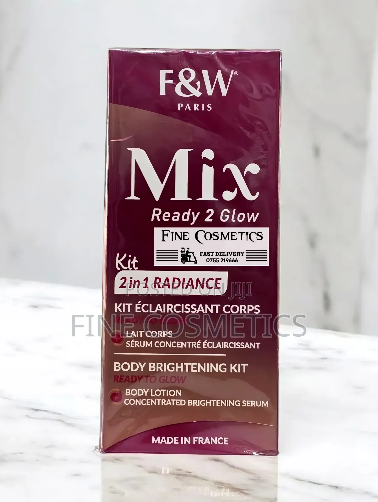 New Fair and White 2in1 Kit Ready 2 Glow Radiance Mix Lotion