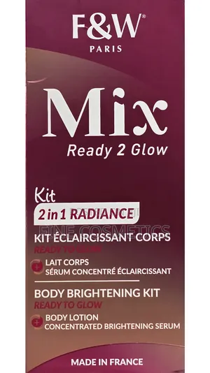 New Fair and White 2in1 Kit Ready 2 Glow Radiance Mix Lotion
