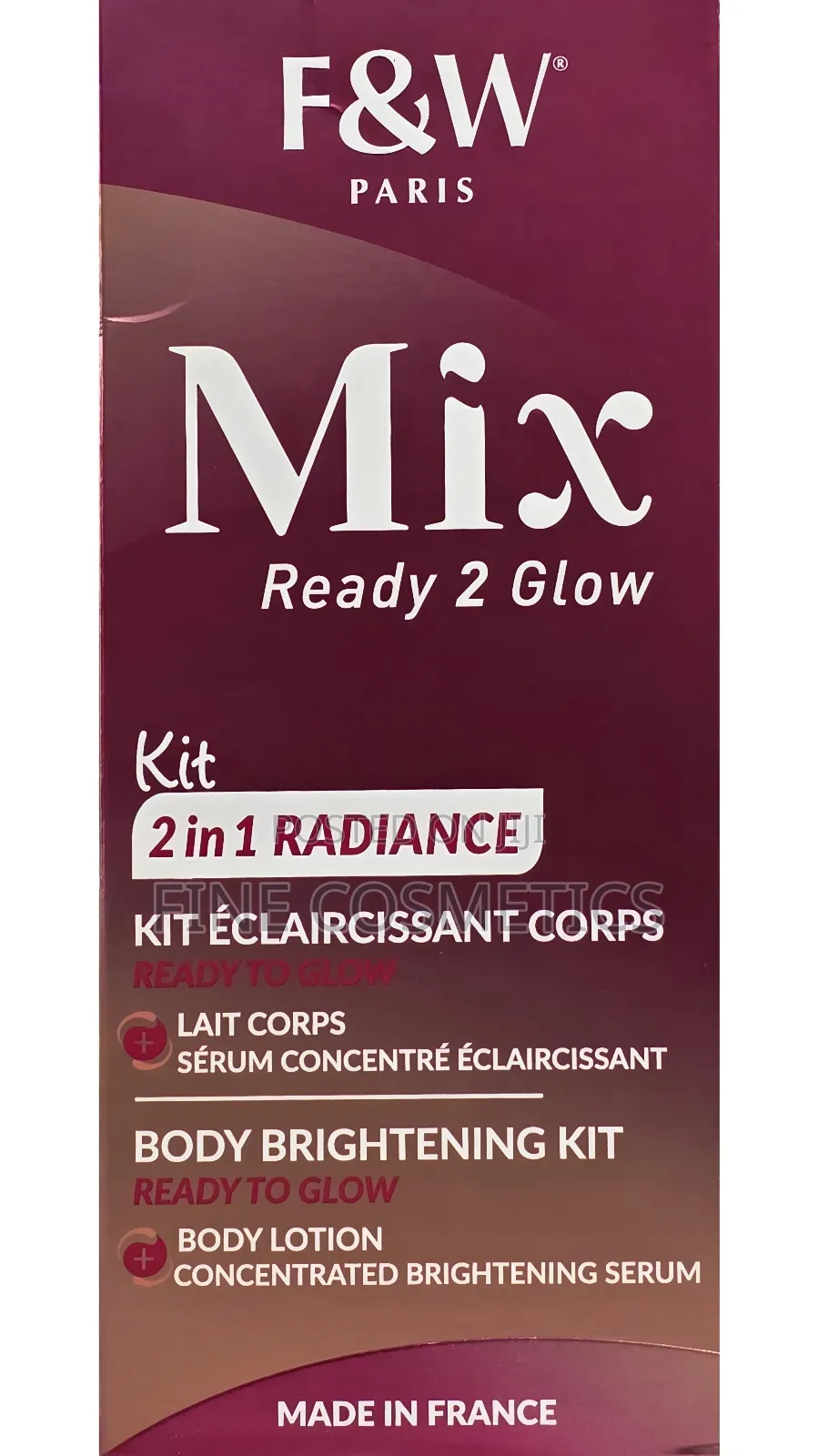 New Fair and White 2in1 Kit Ready 2 Glow Radiance Mix Lotion