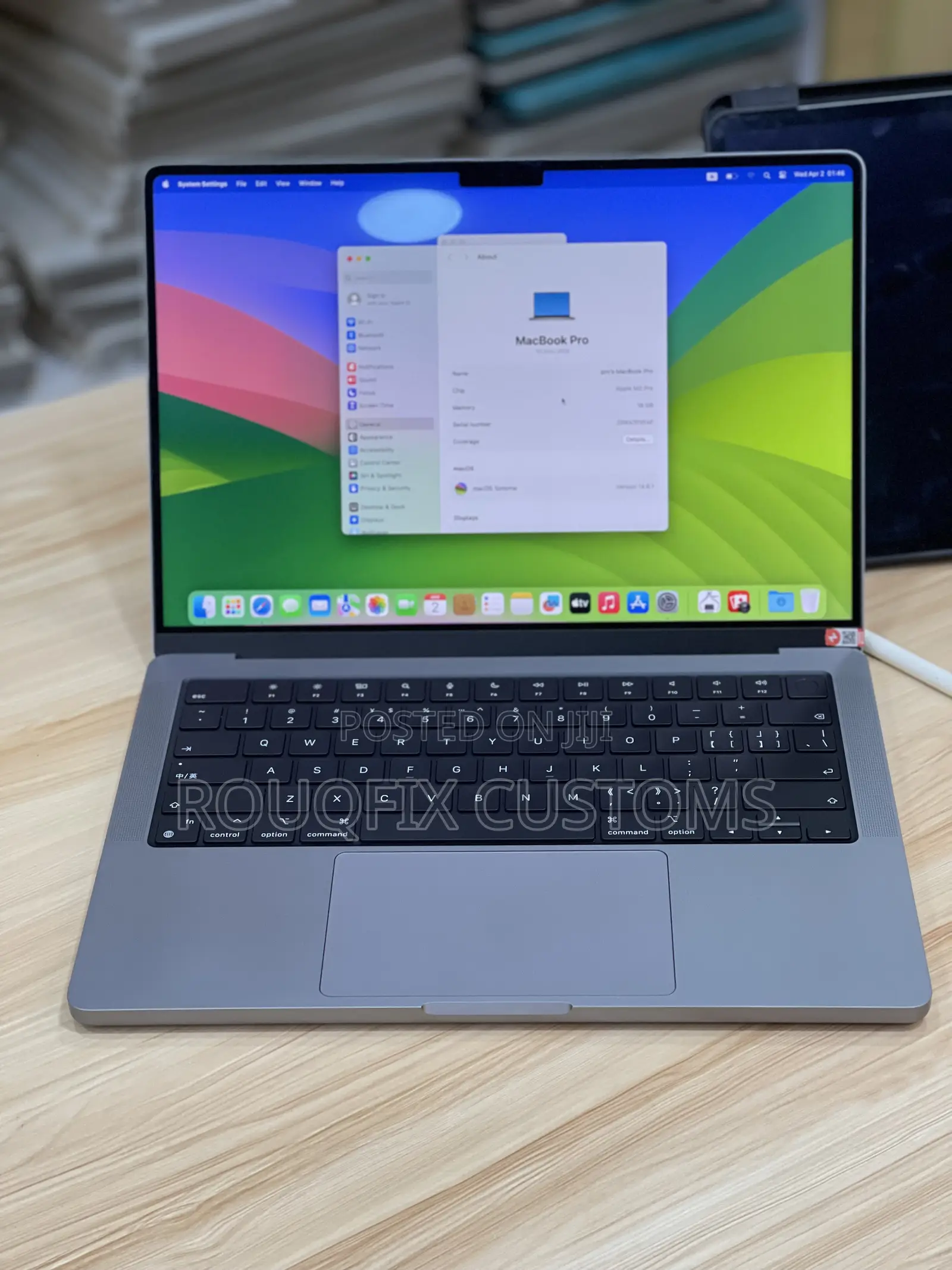 New Apple MacBook Pro 2023 M2 Pro 14-Inch 16GB Apple M2 SSD 512GB
