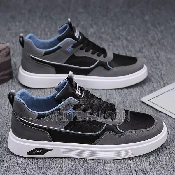 Black Unisex Cool Sneakers
