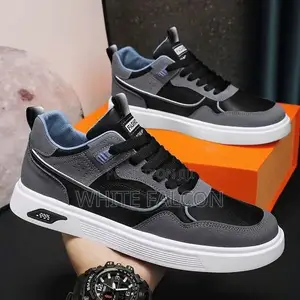 Black Unisex Cool Sneakers