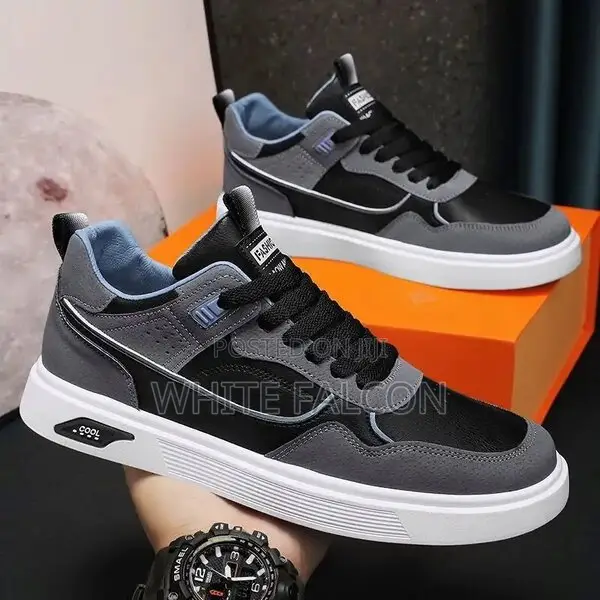 Black Unisex Cool Sneakers