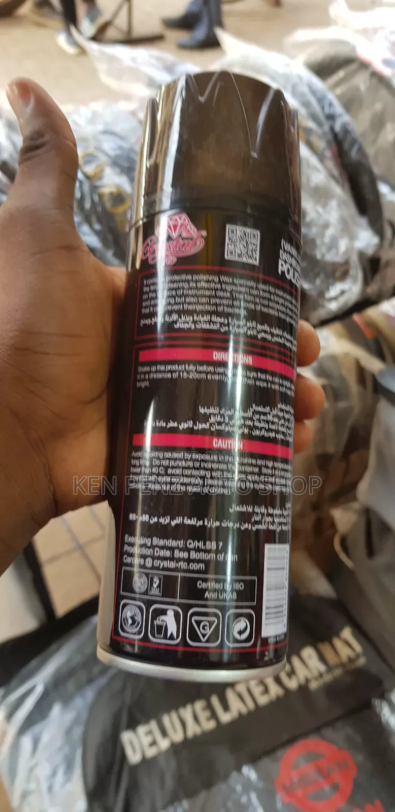 Dashboard Polish for All Cars ( Anti Bacterial)