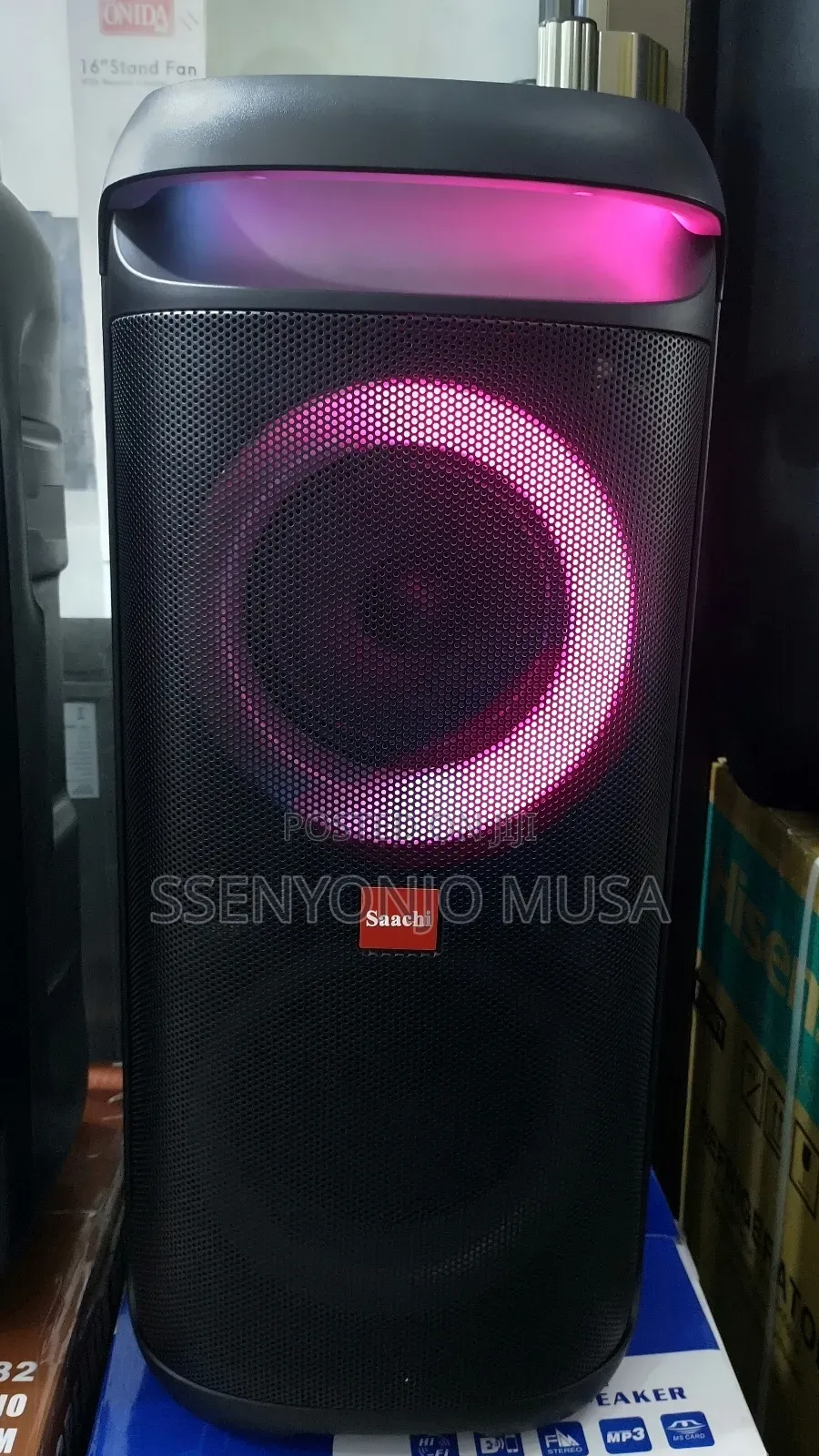 Saachi Portable Speaker System With Bluetooth, Usb, and Mic