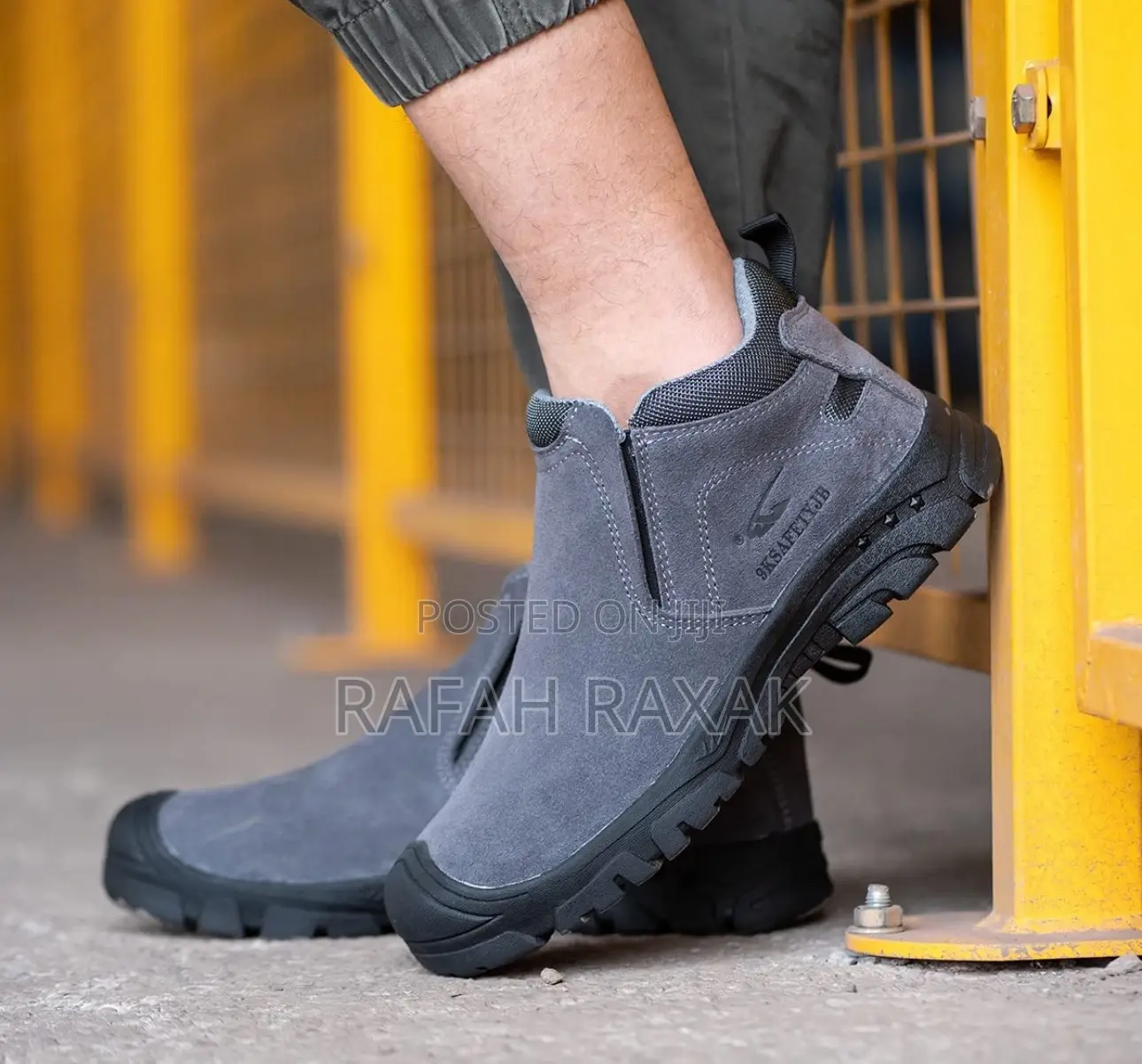 Original Fashion Work Hard Toe Cap Suede Safety Shoe
