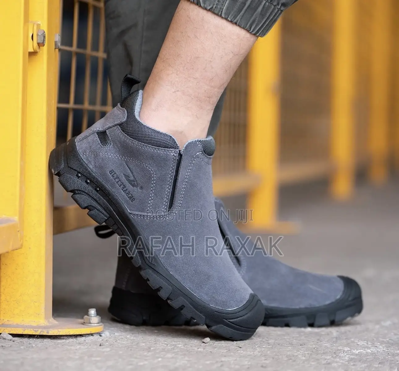 Original Fashion Work Hard Toe Cap Suede Safety Shoe