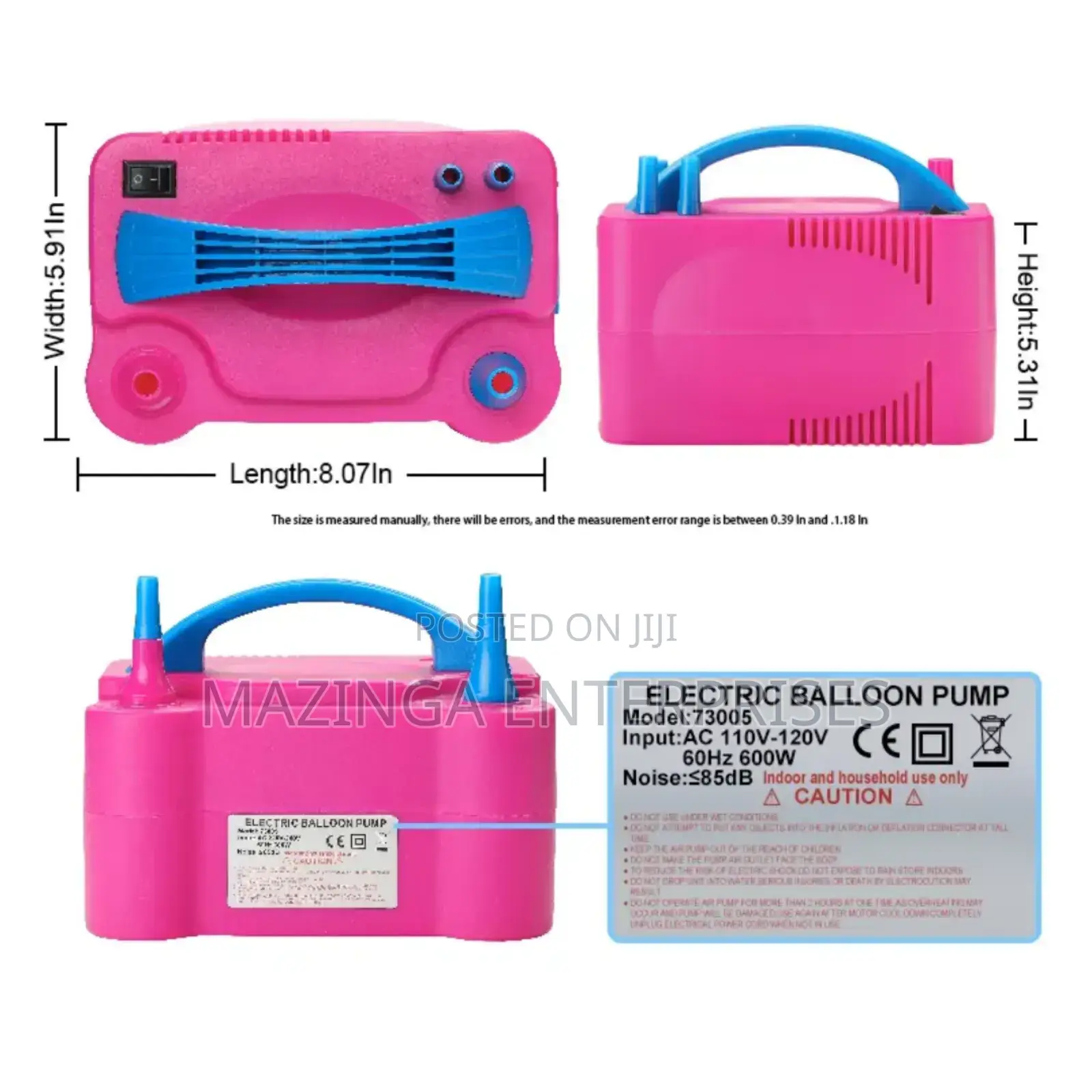 High Pressure Electric Balloon Pump