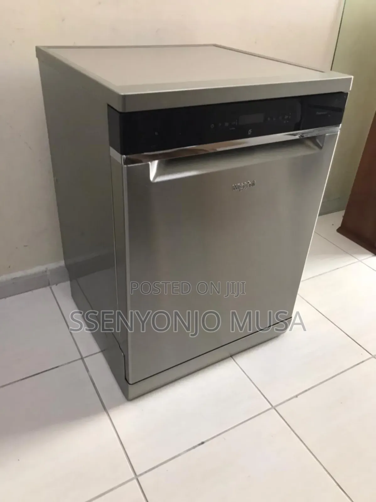 Whirlpool Vrijstaand Dishwasher-WFC 3c34 P X,Roestvrij Staal