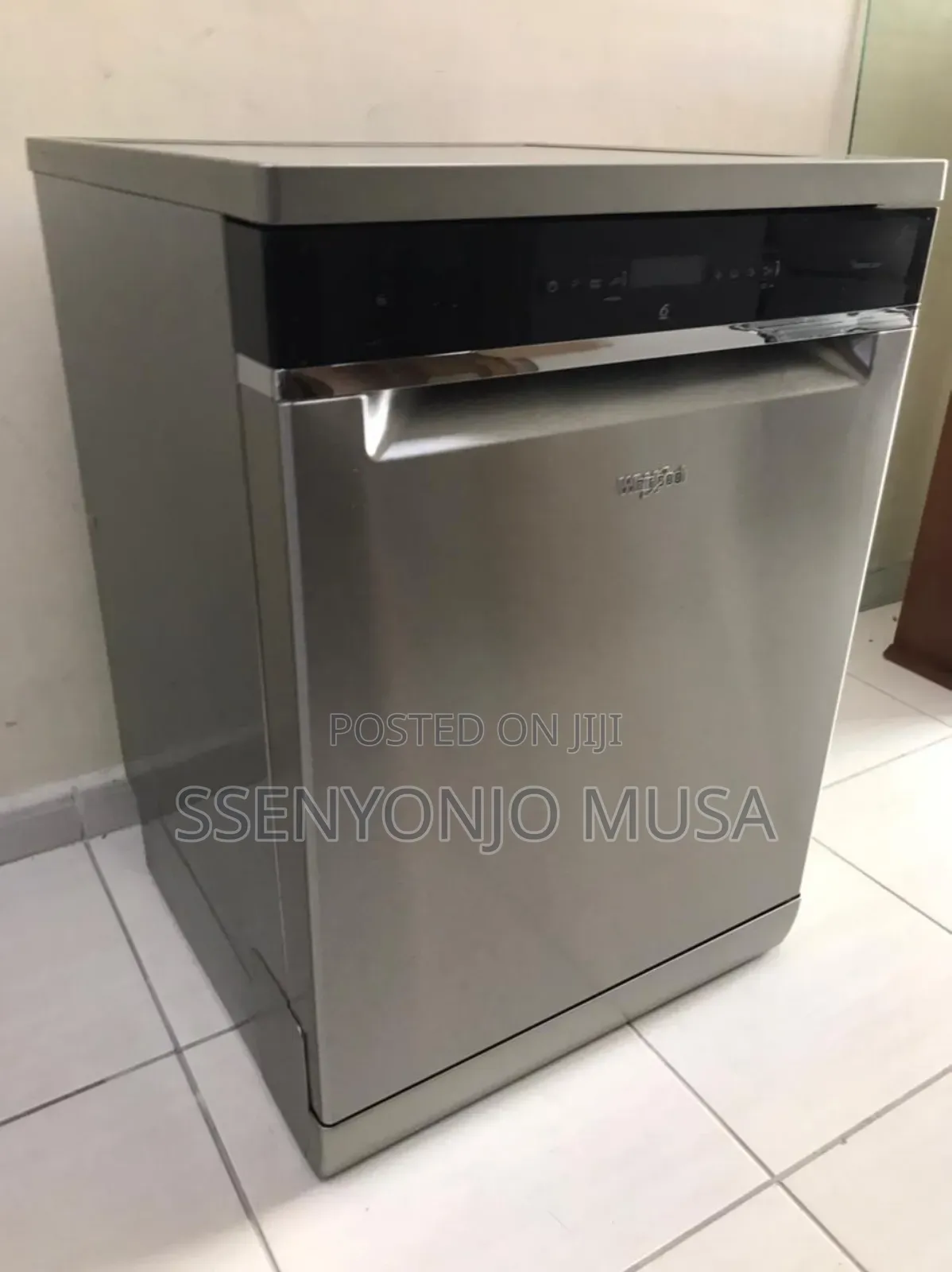 Whirlpool Vrijstaand Dishwasher-WFC 3c34 P X,Roestvrij Staal