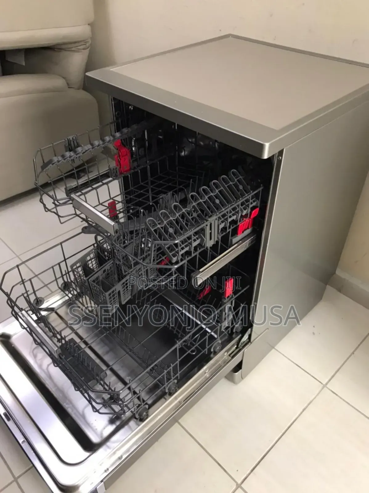 Whirlpool Vrijstaand Dishwasher-WFC 3c34 P X,Roestvrij Staal