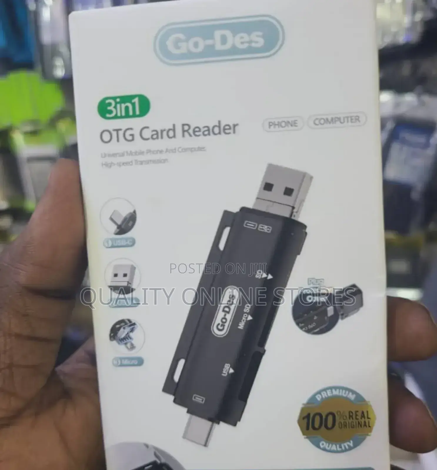 3in 1 Otg Card Reader