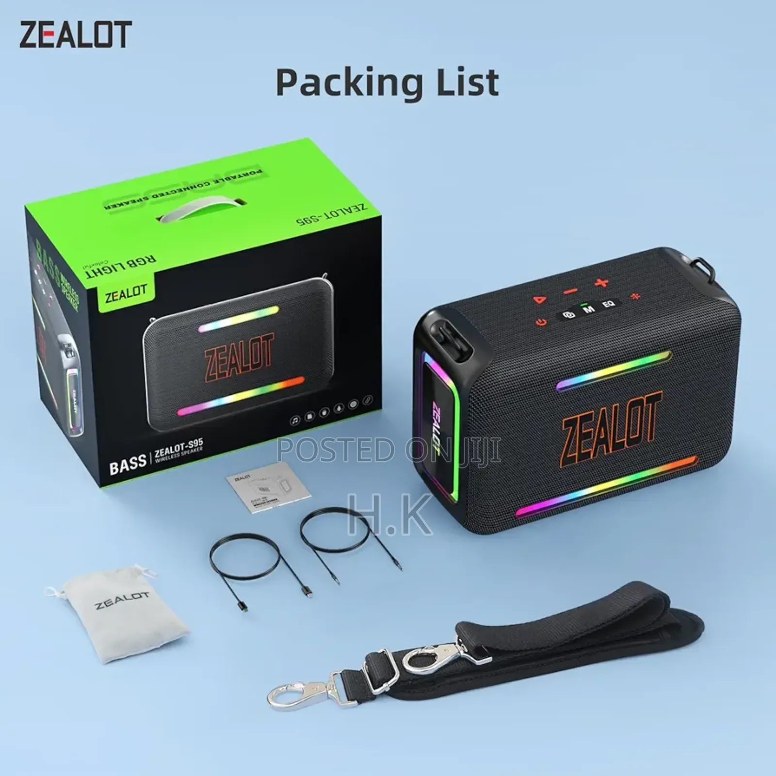 Zealot S95 Portable Bluetooth Speaker.