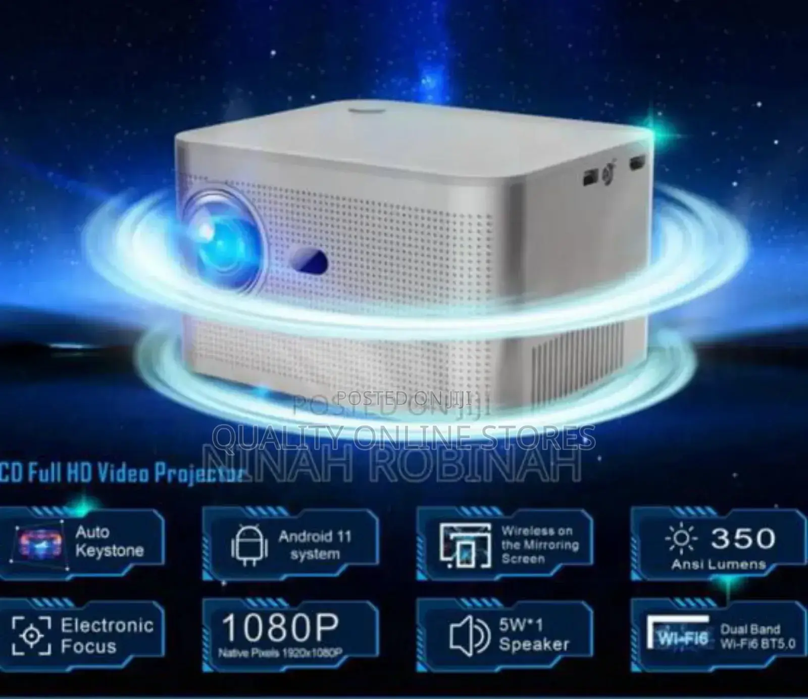 Led Smart Full Hd Projector