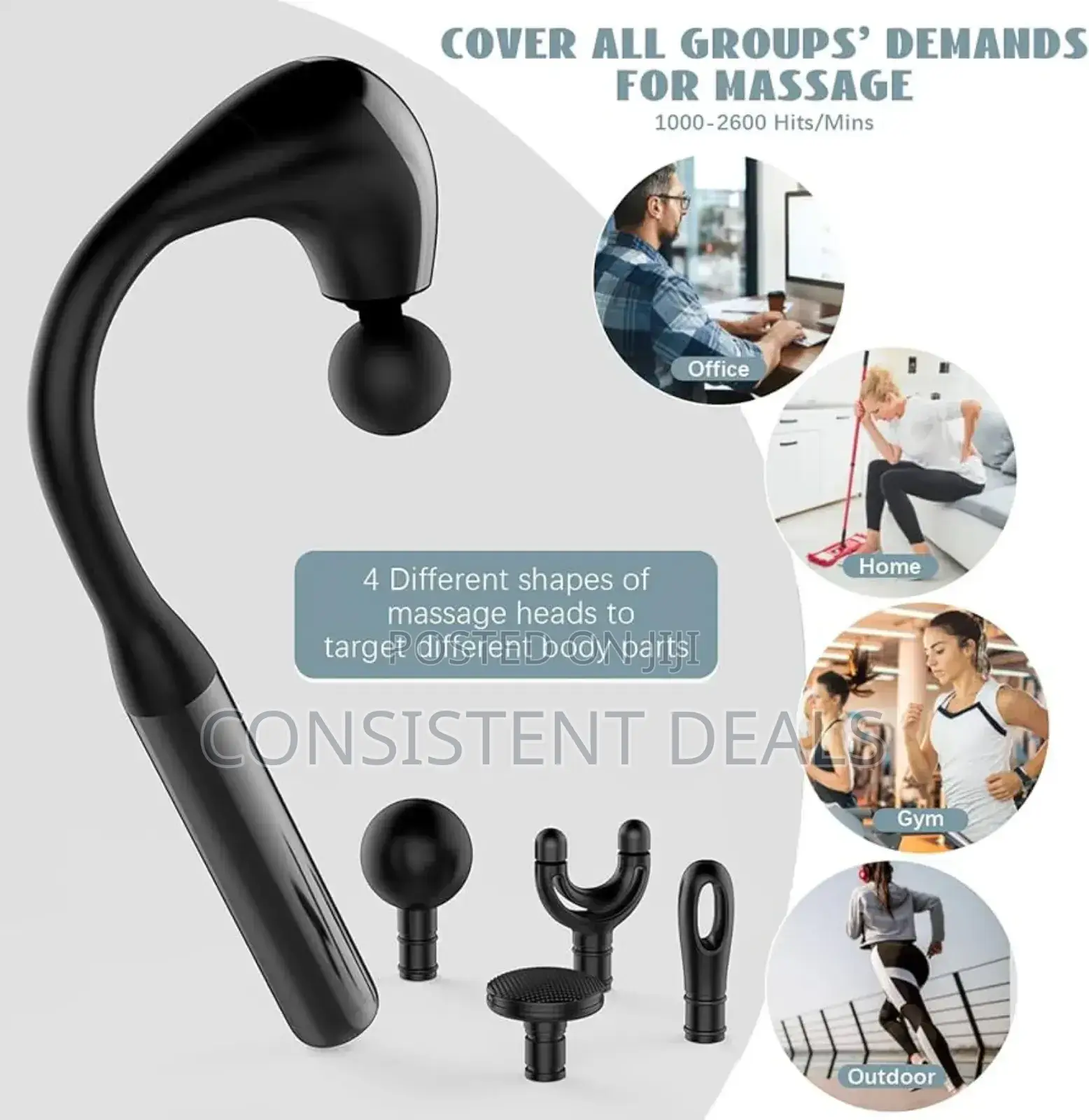 U Shaped Back Massage Gun