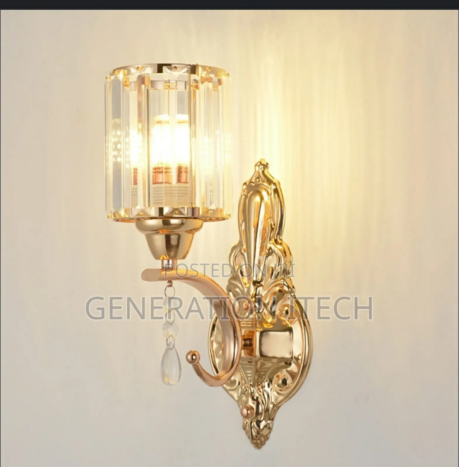 Neelux Geometric Glass Wall Bracket for Indoor