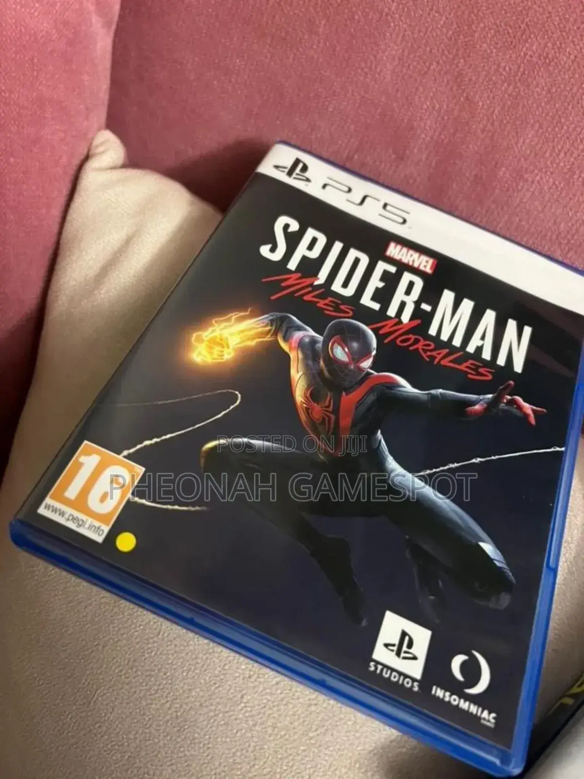 Spiderman Miles Morales Game Cd For Both Ps4, Ps5 And Xbox
