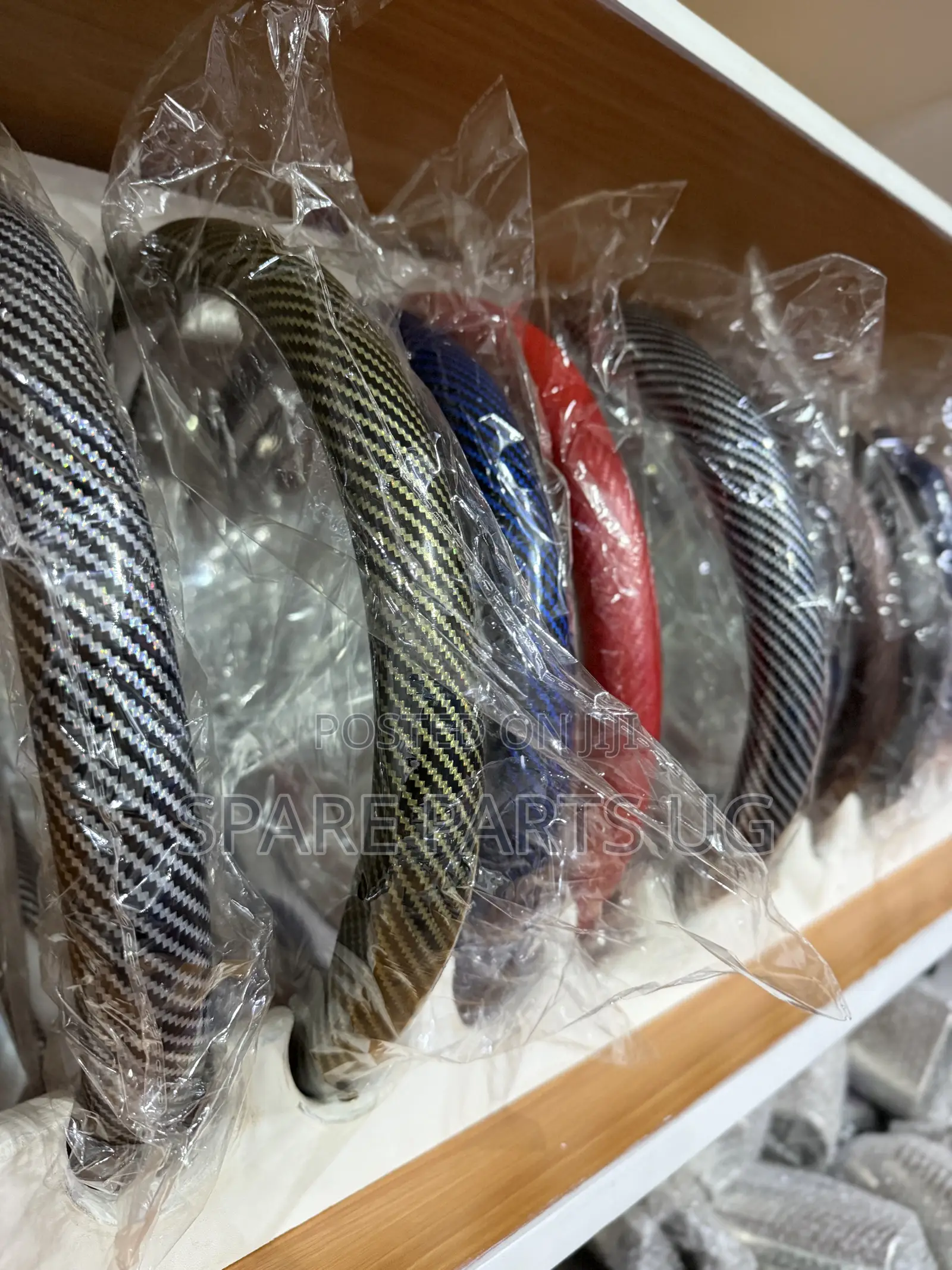 Carbon Fiber Sporty Steering Wheel Cover