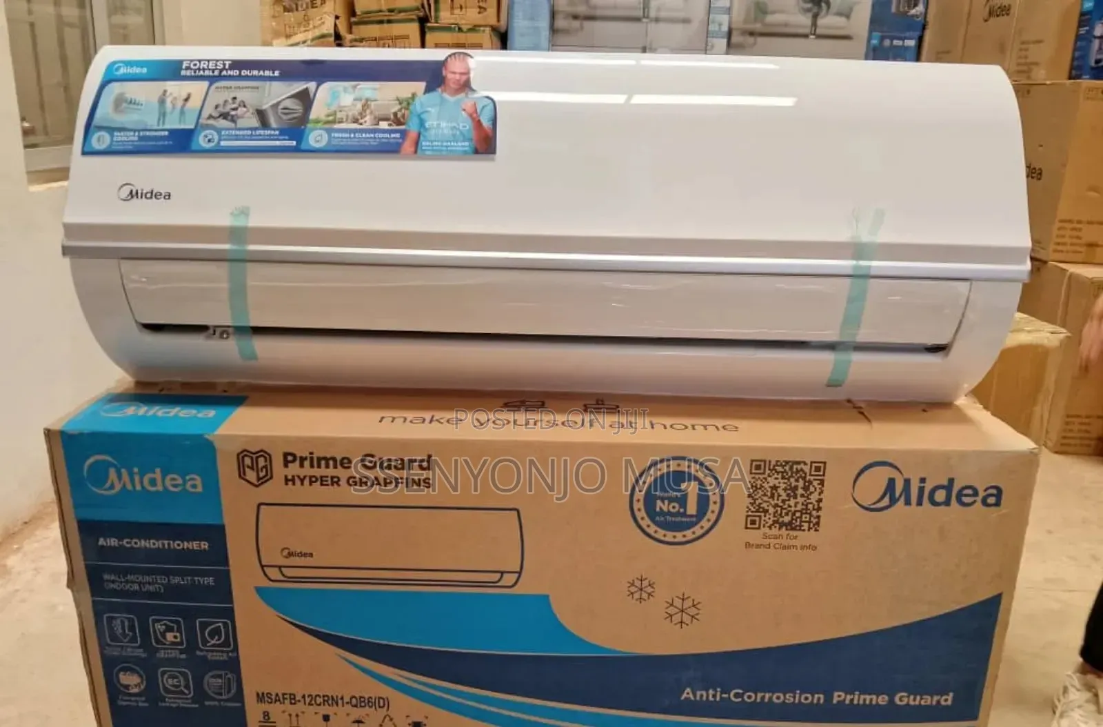 Midea 18000 Btu Wall Split Inverter Air Conditioner - White