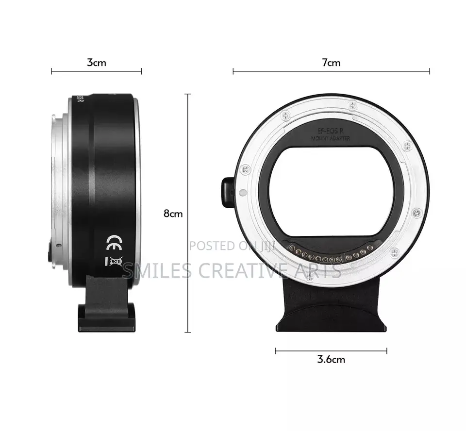 Vitrox Canon Mount Adapter Ef-Eos R Lens Mirrorless Camera