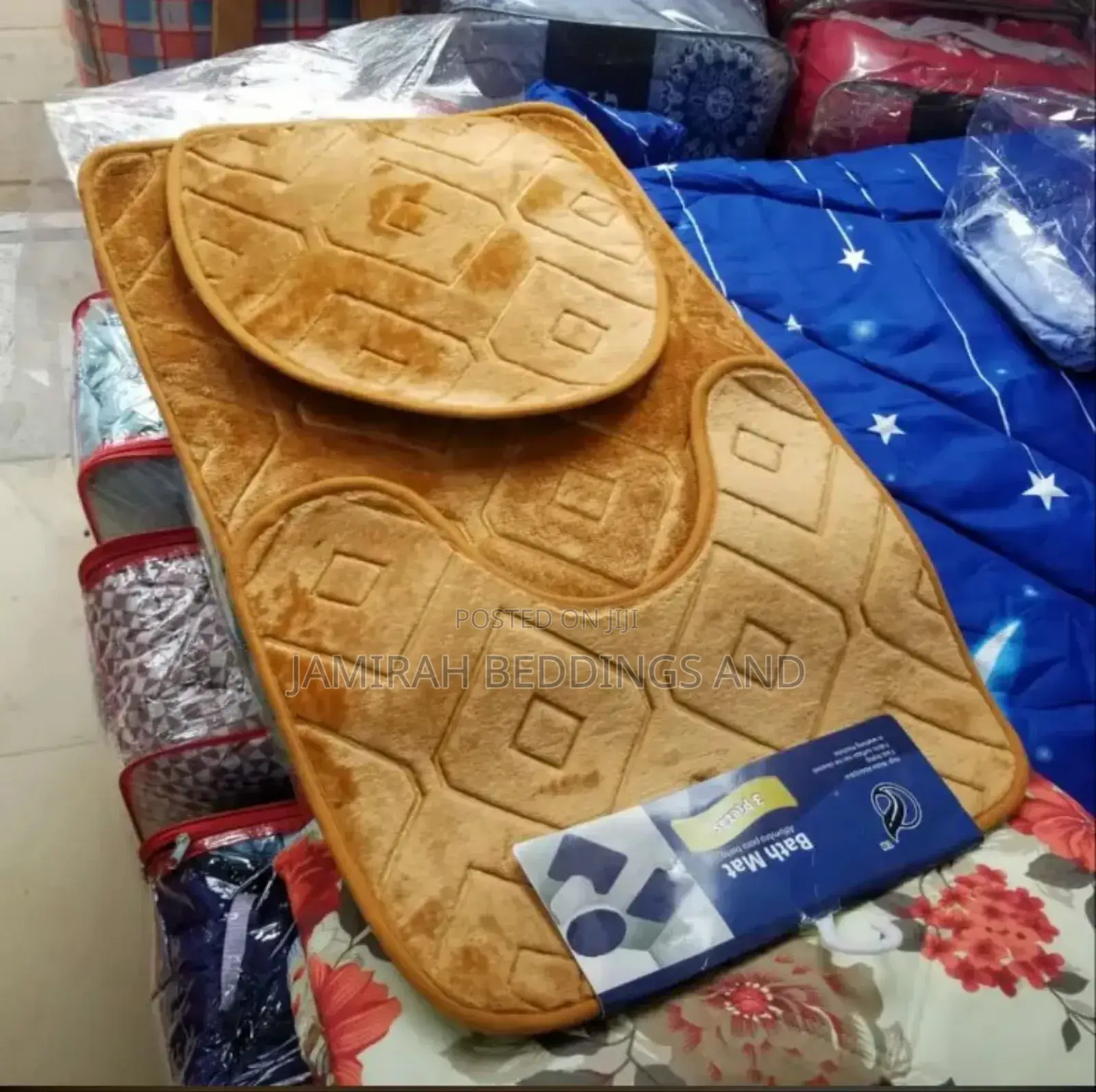 3 Piece Toilet Mats
