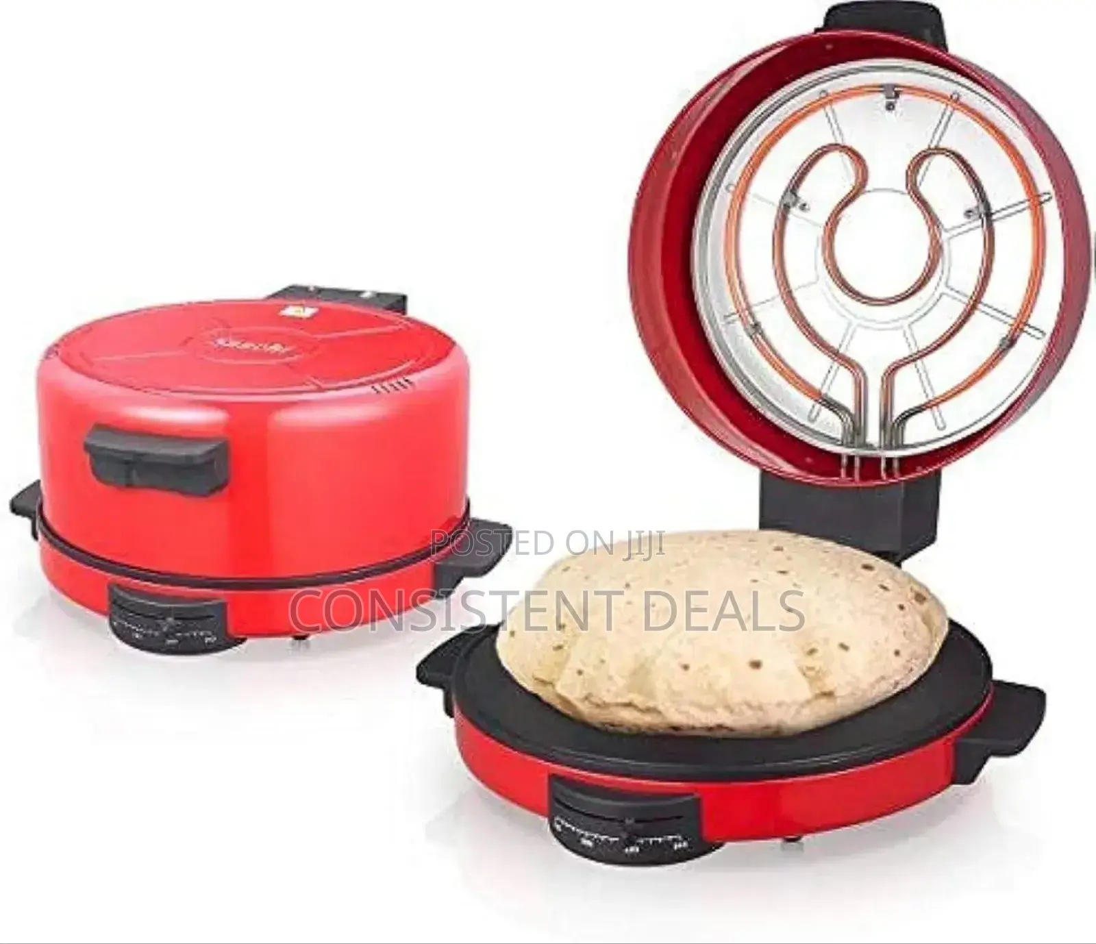 Saachi 30cm Roti /Tortilla/Pizza Maker Nl-Rm-4979