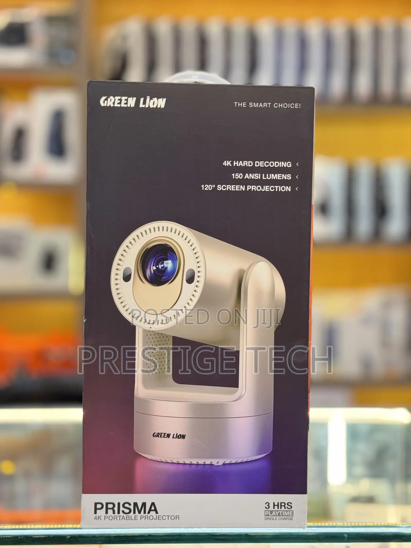 Green Lion Prisma Projector With Inbuilt Battery