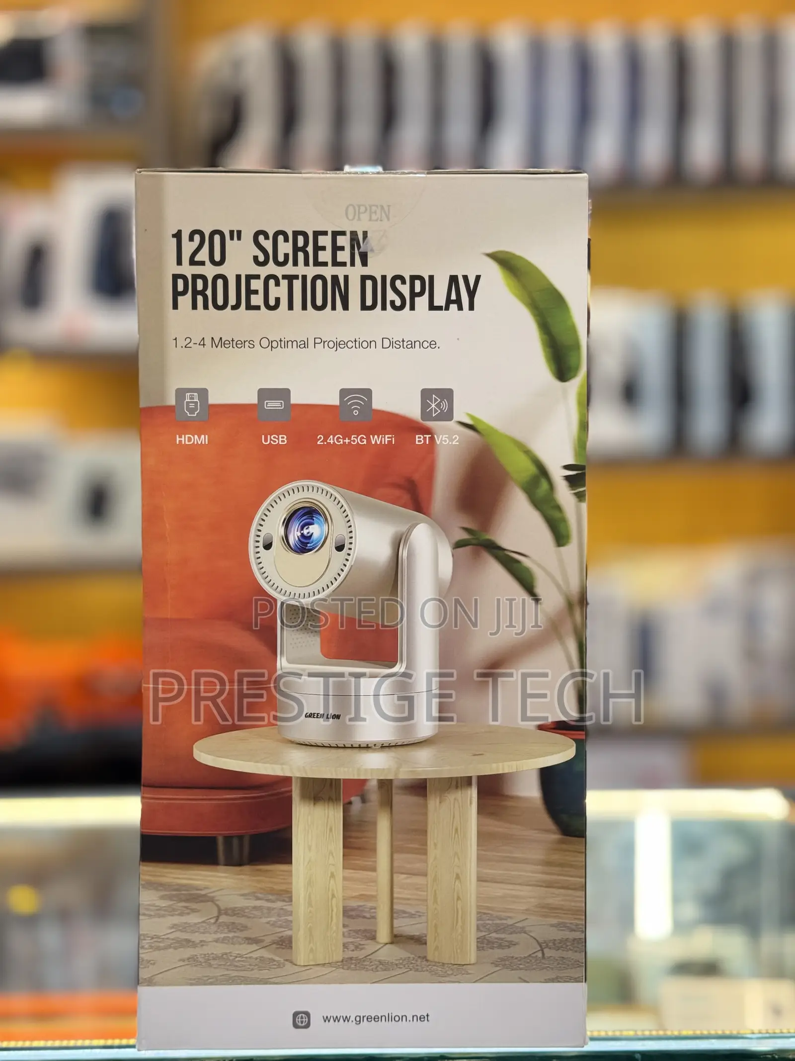 Green Lion Prisma Projector With Inbuilt Battery