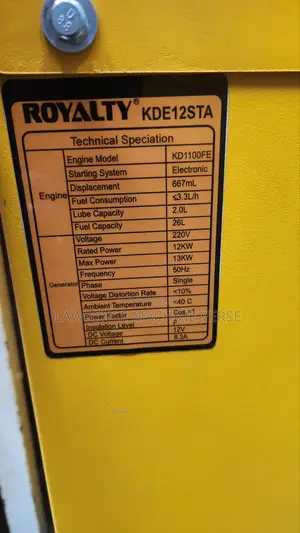 Silent Diesel Generator 13kva Japan Made