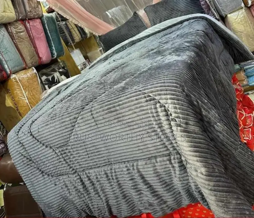 Coral or Velvet Bedcover With 2 Pillowcases and 1 Bedsheet