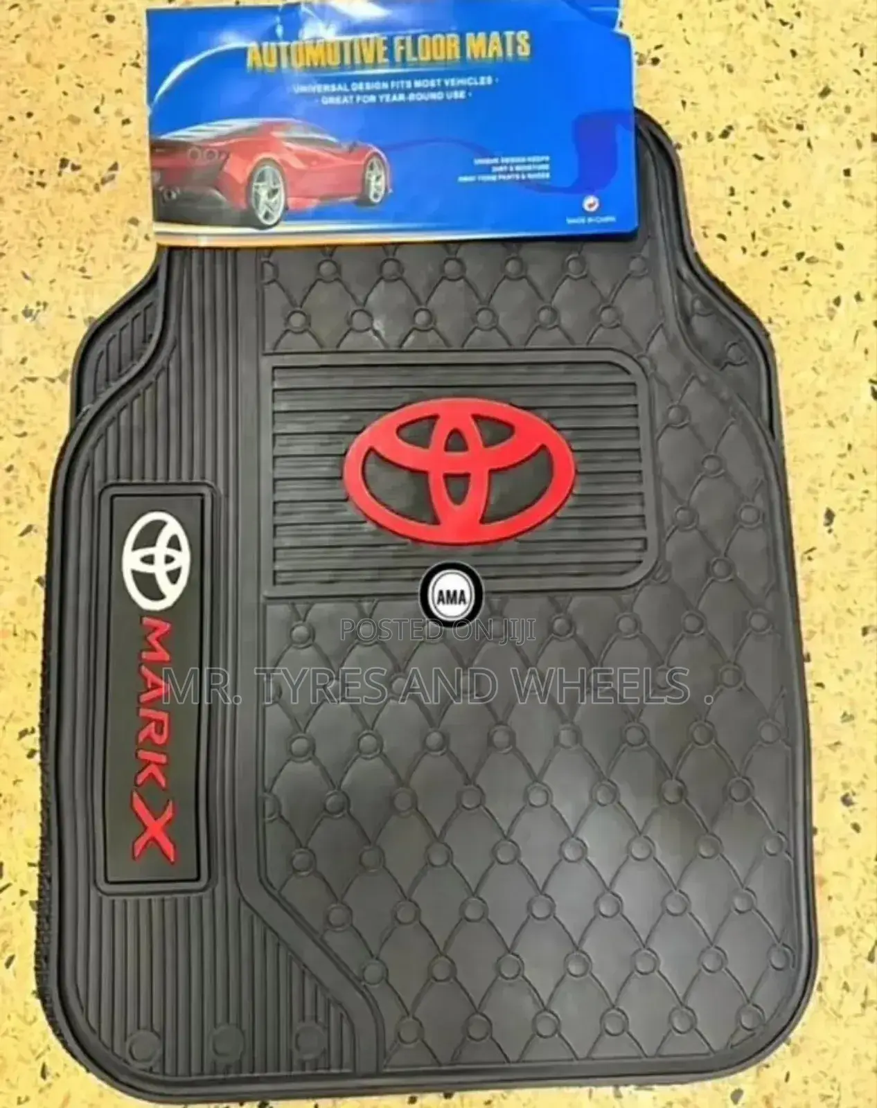 Mark X Is Also Covered for Car Carpets. It's a Set