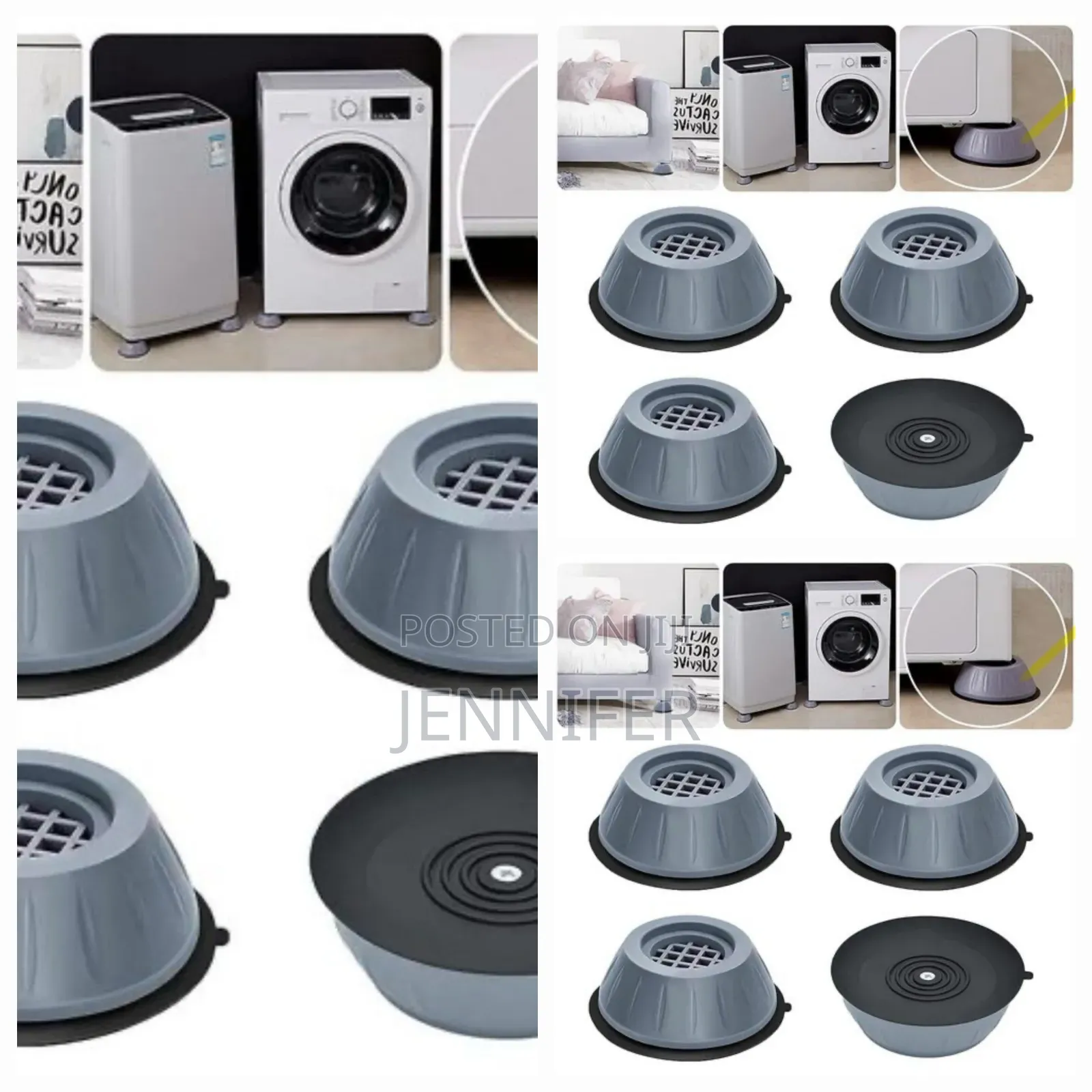 Heavy-Duty 4pcs Vibration Rubber Feet Dryer