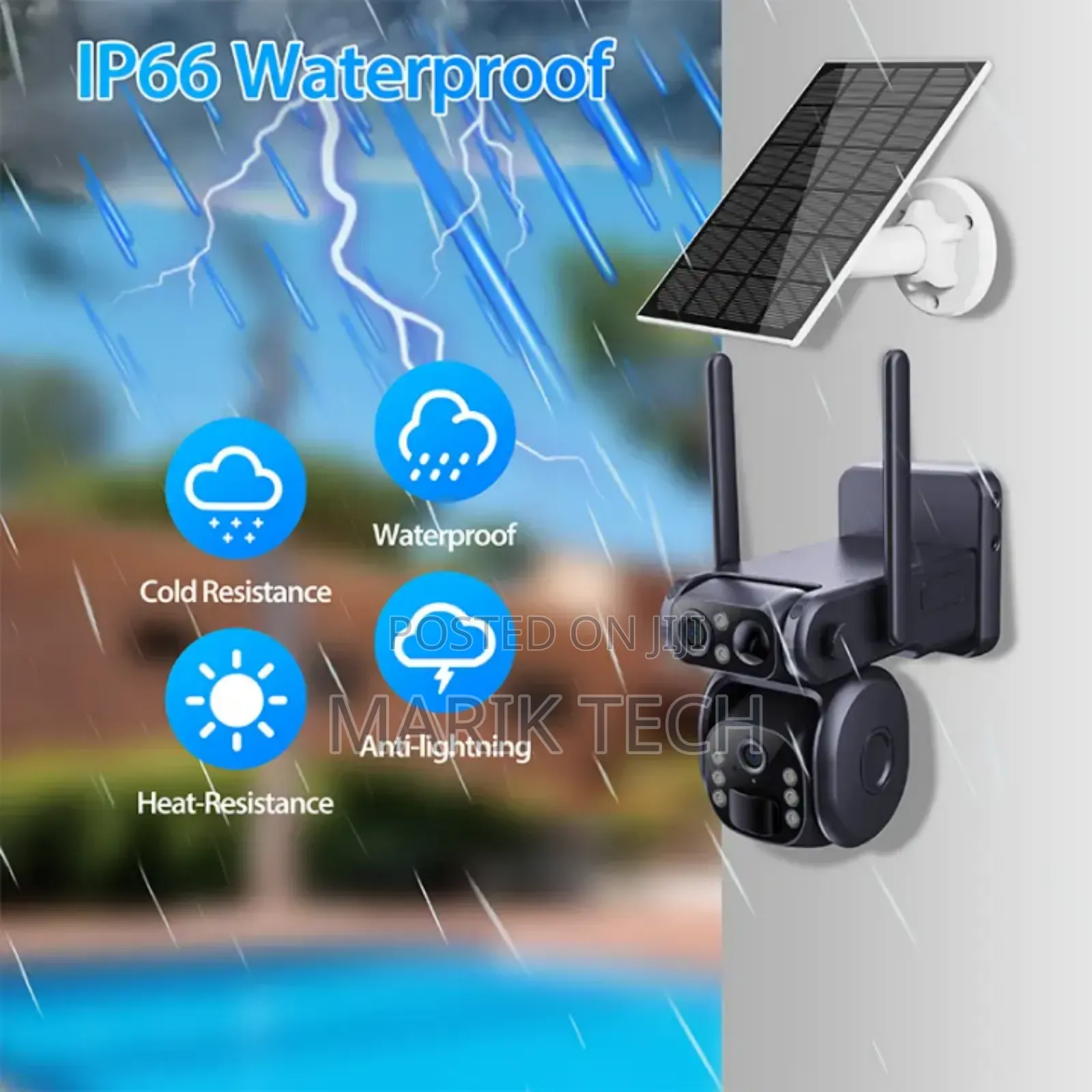 Outdoor Security Camera System Hd Solar Ubox Dual Lens