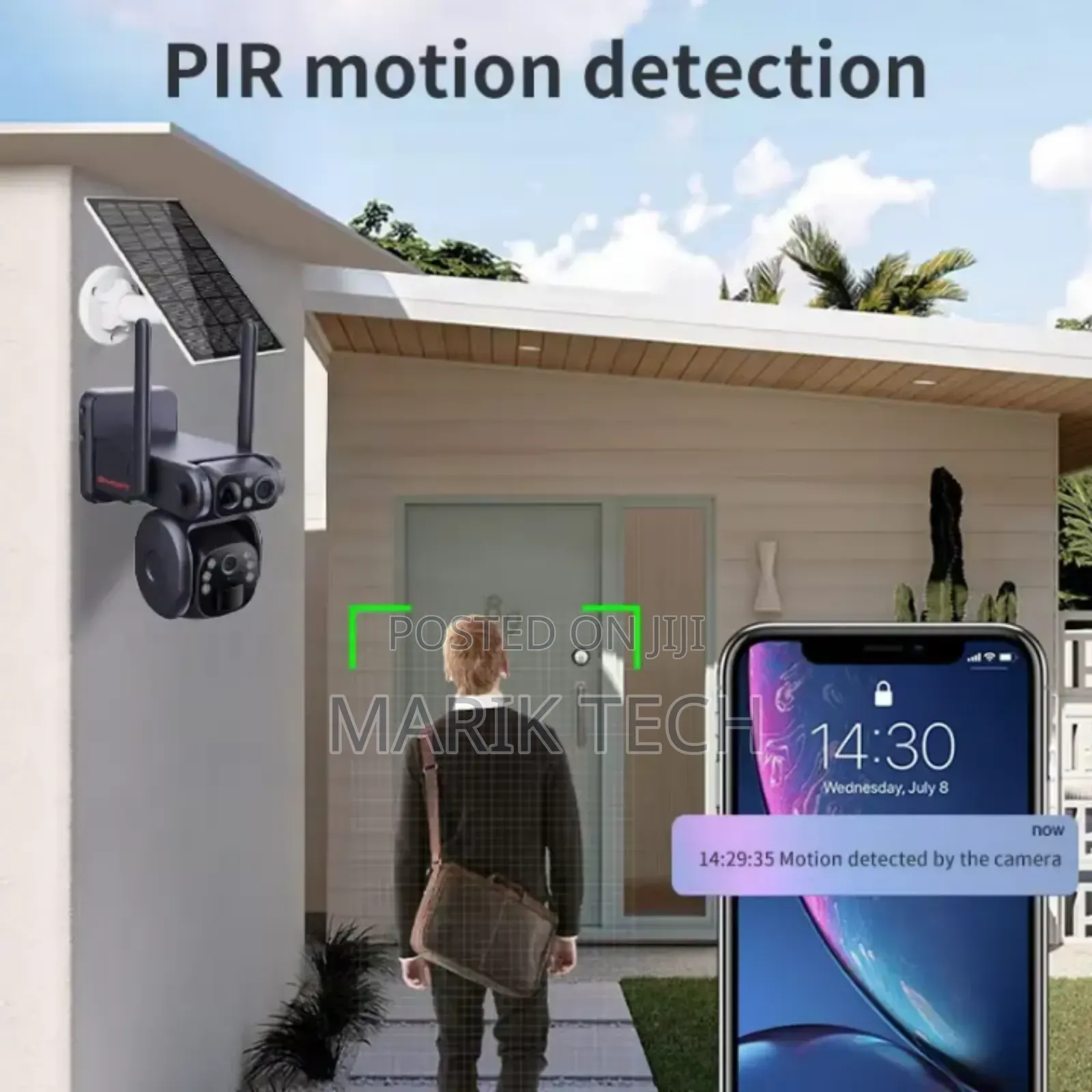 Outdoor Security Camera System Hd Solar Ubox Dual Lens