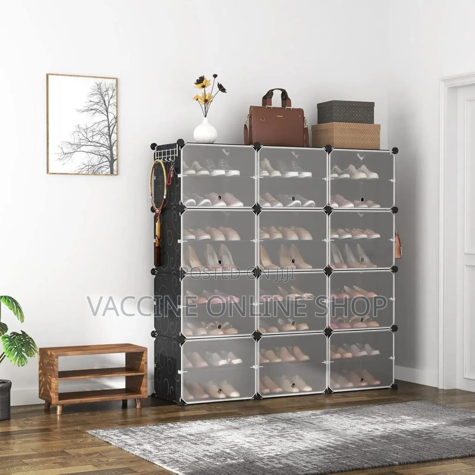 12doors Plastic Shoerack 48pairs /Plastic Shoe Rack 48pairs