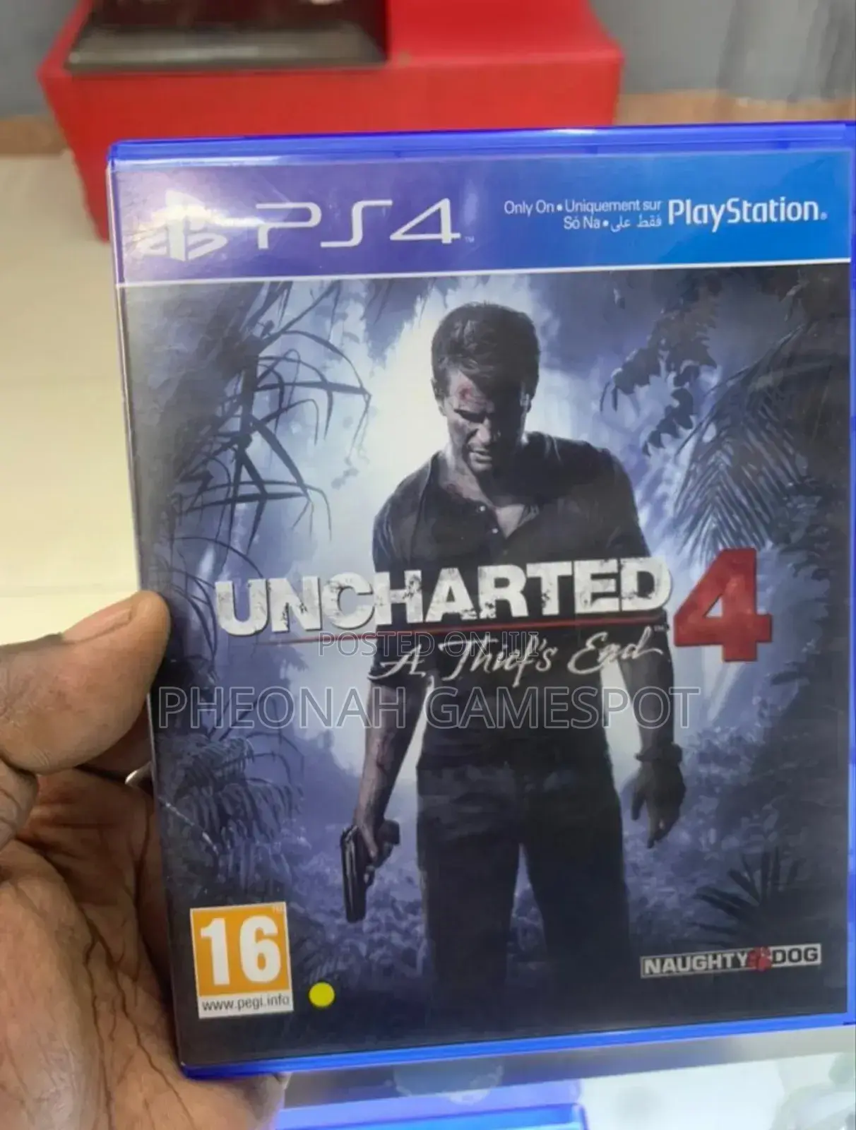 Uncharted 4 a Thief's End Game Cd for Ps4, Ps5 and Xbox