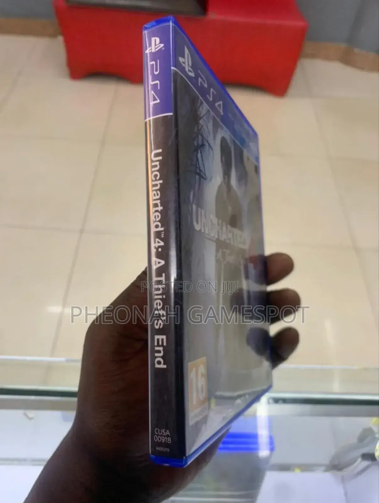 Uncharted 4 a Thief's End Game Cd for Ps4, Ps5 and Xbox