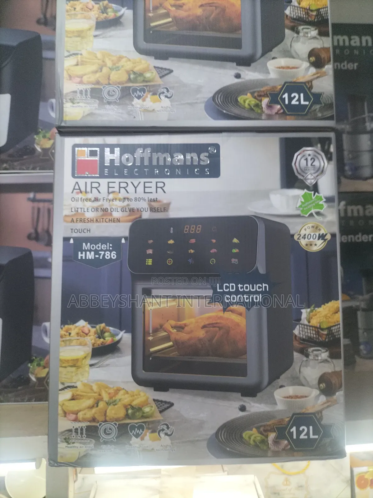 Air Fryer Hoffman 12l Digital Air Fryer Large Capacity