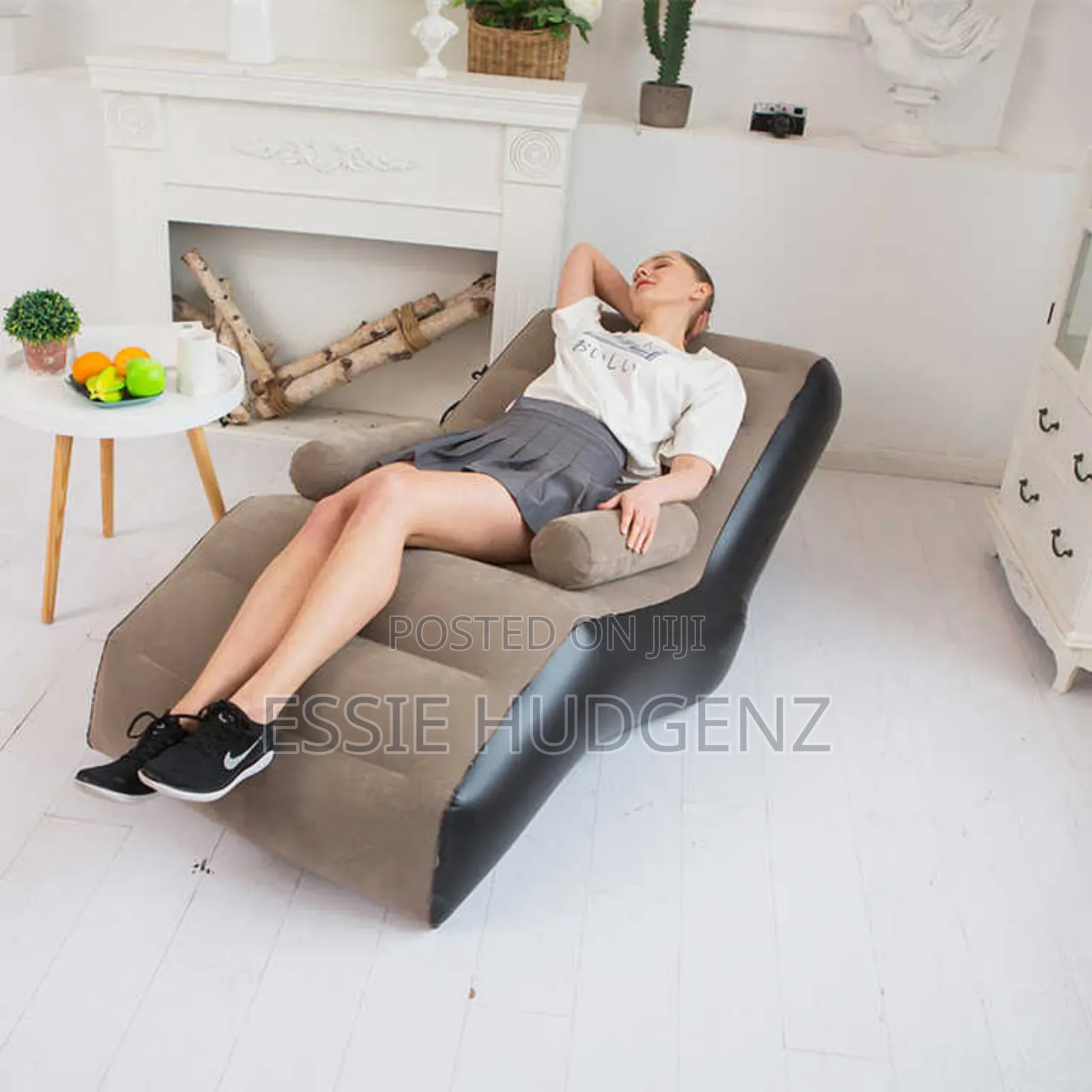 Leisure Lazy Sofa Portable S-Shaped Sofa,