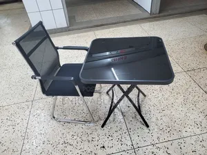 Reading Table and Fabric Chair for Office/Home Use