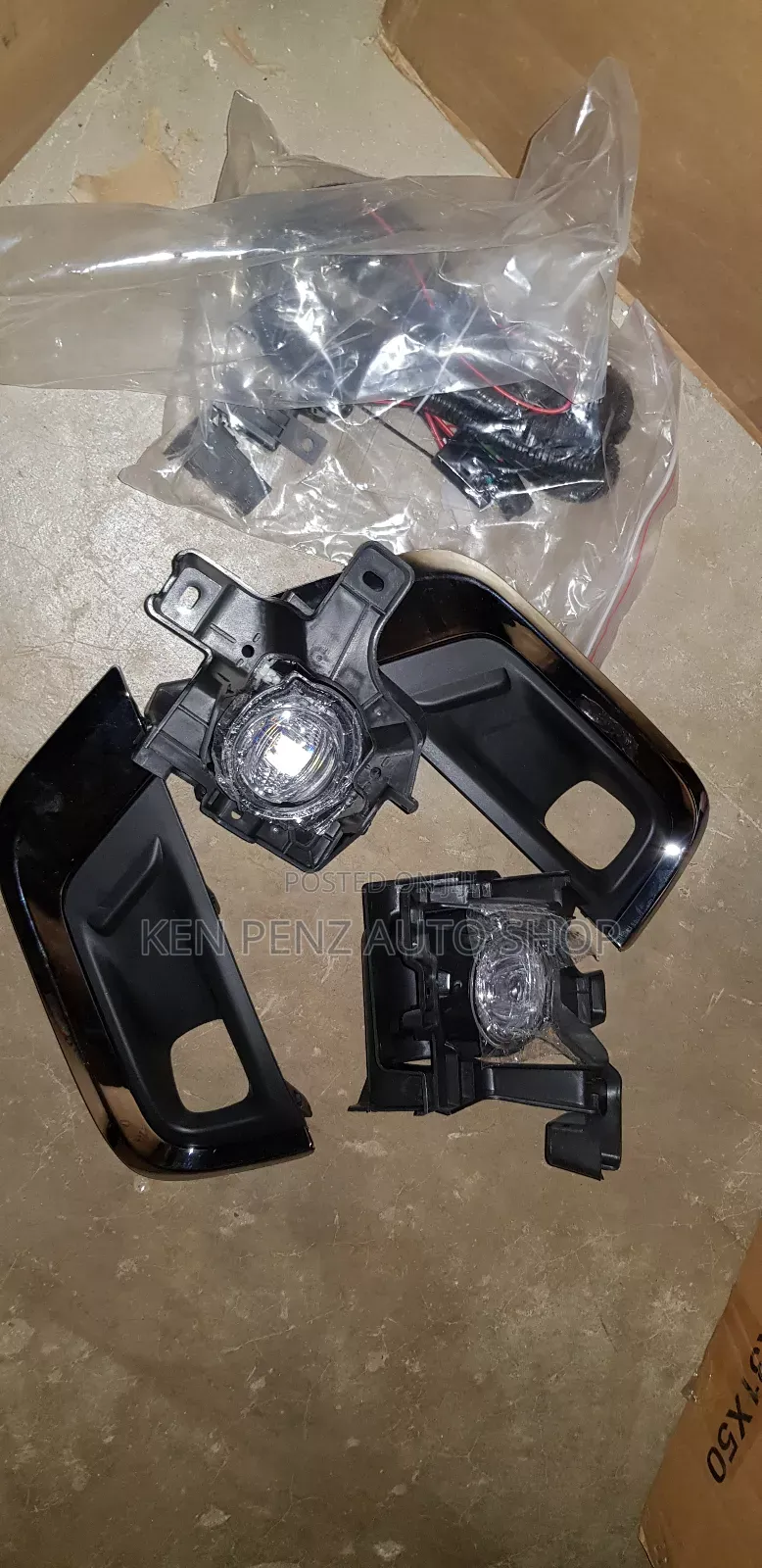 A Complete Set of Lc 300 Bumper Covers and Foglights