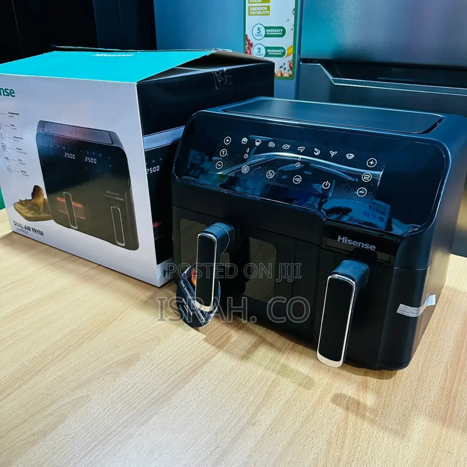 Hisense 8.6l Dual Air Fryer